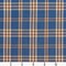 Blue Plaid Linen Look Woven Pattern Upholstery Fabric by The Yard - SKU: Helix Wedgewood